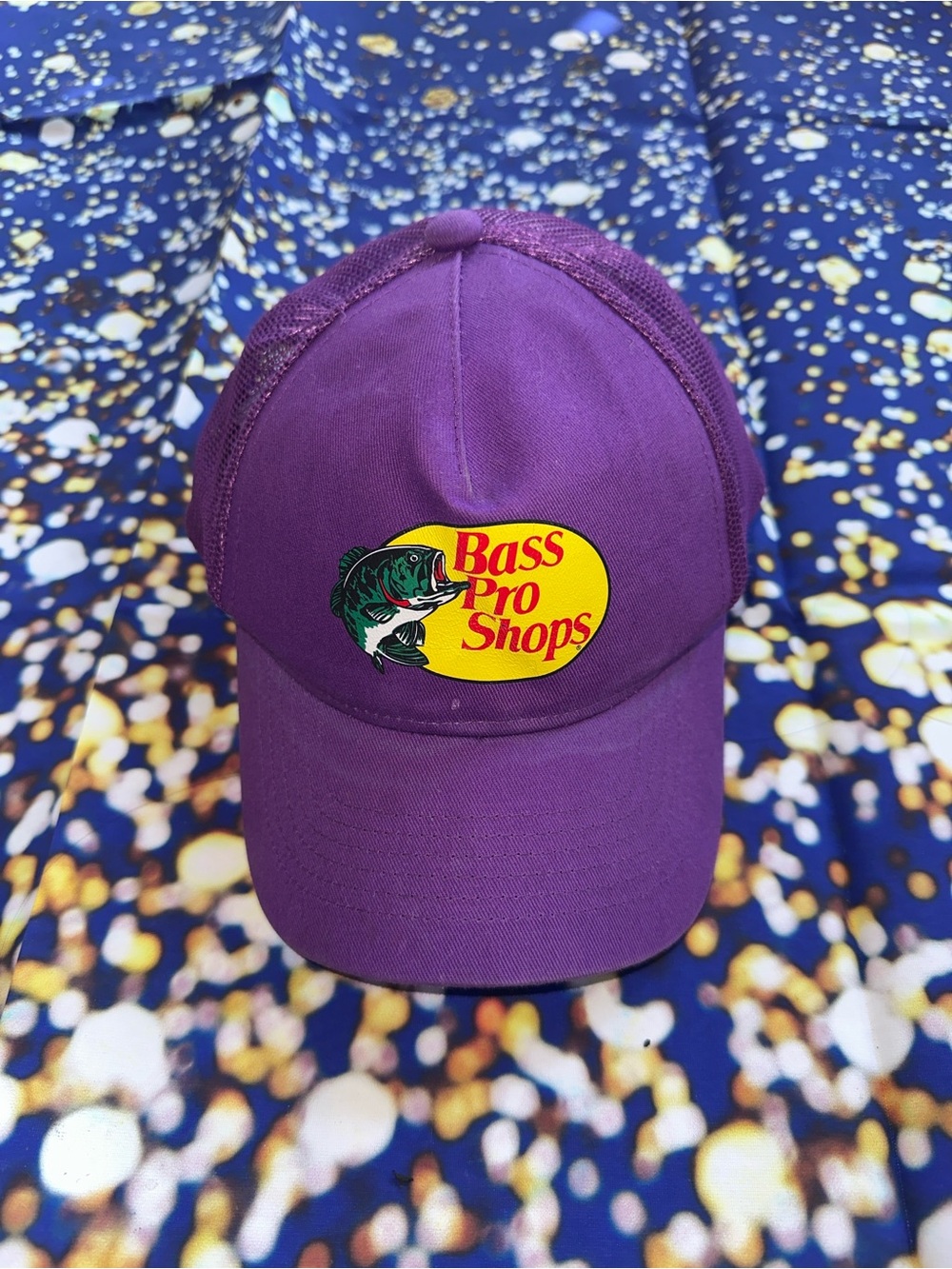 Bass pro shops purple cap
